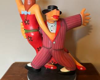 Markus Pierson 15” tall wood sculpture