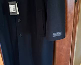 New With Tags men’s Jack Victor 100% wool coat, Size 46R