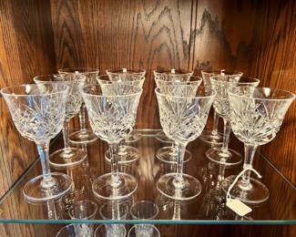 Gorham 12 piece crystal stemware set