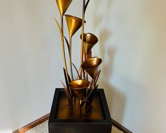 Frontgate ‘Flora’ copper fountain