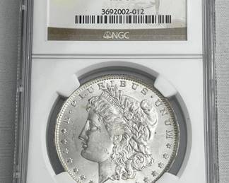 1884-O Morgan Silver Dollar NGC MS62