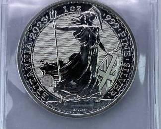 1oz Troy Silver 2023 Britannia .999