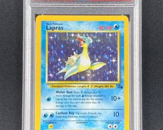 1999 Pokemon Lapras Holo Fossil PSA 6