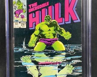 1984 Incredible Hulk #297 Marvel CGC 8.0