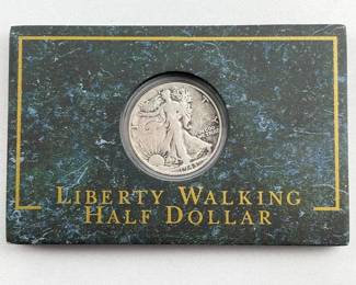 1943 Walking Liberty Silver Half Dollar 