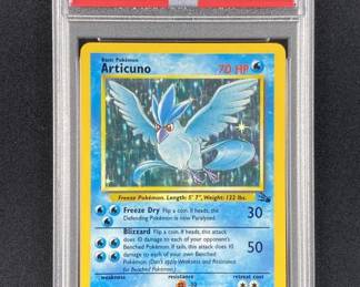 1999 Pokemon Articuno Holo Fossil PSA 6