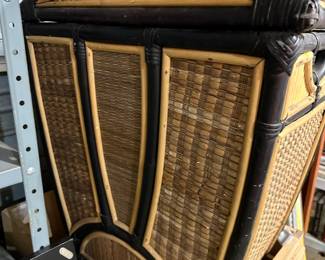 wicker type box decor