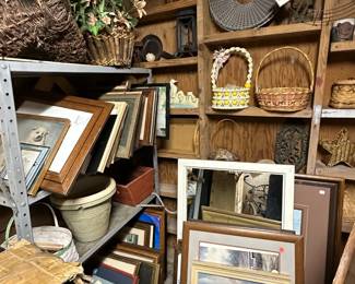 Frames, Art, Baskets