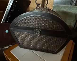 Wicker Style Box Decor