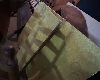 Enamel Top Vintage Table