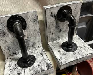 Industrial Bookends