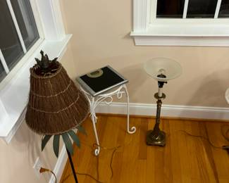 Lamps and Plant Stand 