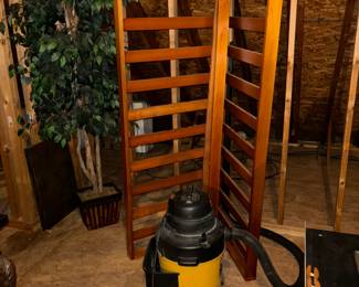 Room divider, dry vacuum  and  Artificial plant