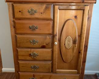 Solid wood dresser 