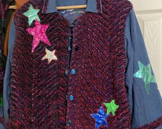 Judydidit Designs adorned jacket by Judy Bobbitt