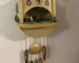 Limited Edition P-40 Flying Tiger Cuckoo Wall Clock