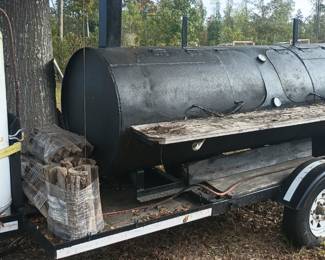 Large Smoker with trailer - Custom built