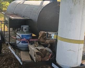 Large Smoker with trailer - Custom built
