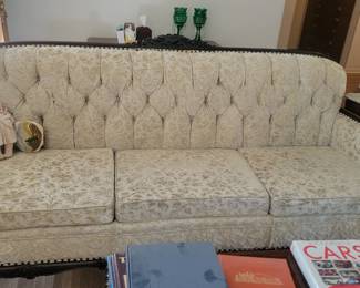 VICTORIAN CARVED WOOD SOFA