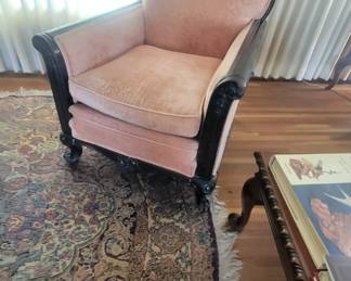 VICTORIAN CARVED WOOD CHAIR