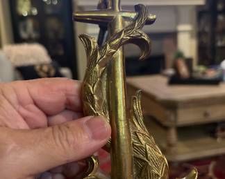 Vintage navel anchor, door, knocker