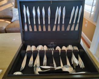 Heirloom Sterling Flatware for 12