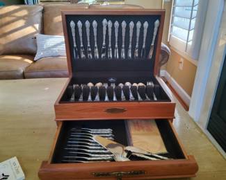 Wallace Sterling Silver  Flatware  for 12