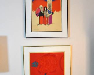 Paul Hanna prints - Former Tech art faculty