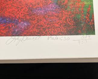 "Spring Bouquets" Judy Doucet numbered &not numbered.