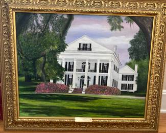 Oaklawn Manor (Home of Governor & Mrs. Mike Foster) by Judy Doucet.
