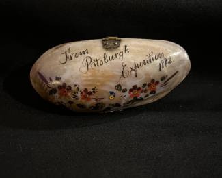 Antique shell purse