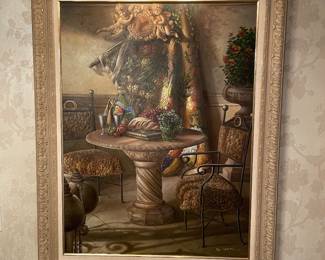 Interior Still Life Painting with Light (3'2" x 4')