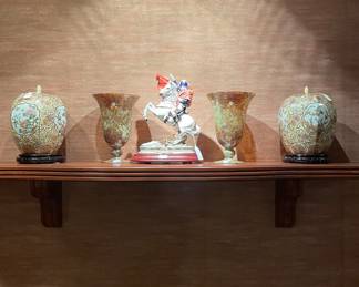 Cortese Capodimonte Napolean Porcelain Statue 