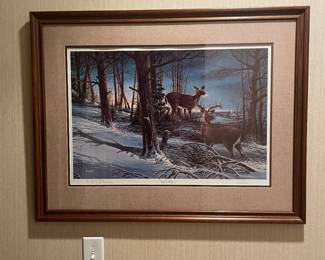 Terry Redlin 25/100 "Night Watch" Special Edition: Part of 2500 Print Edition