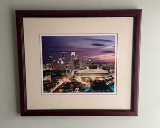Downtown Minneapolis with Metrodome 723/900 Photo Print by Steven Linde '90