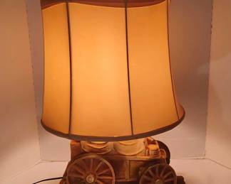 Vintage Apsit Bros. Chuck Wagon Lamp