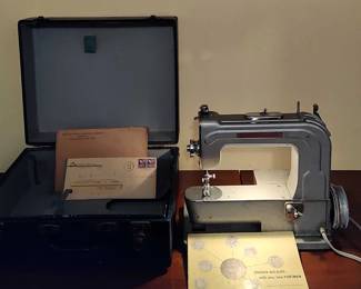 Vintage Portman Sewing Machine with Case