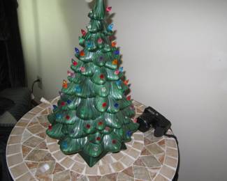 Vintage ceramic Christmas tree
