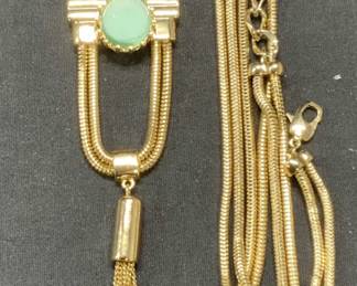 BCBGGENERATION Gold Tone Pendant Necklace
