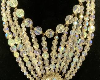VENDOME Crystal Chandelier Statement Necklace
