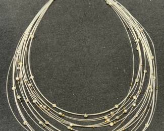 SEASONAL WHISPERS Crystal Wire Necklace
