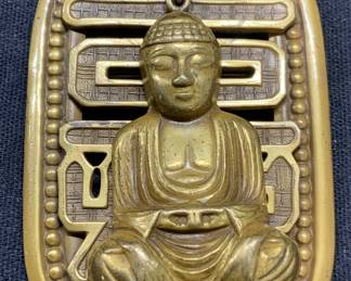 JOSEFF OF HOLLYWOOD Asian Figure Brooch
