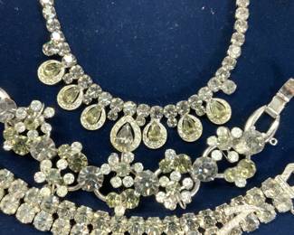 3-Weiss Austrian Crystal Necklace, Bracelets
