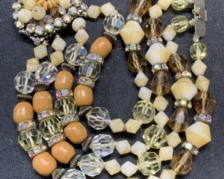 EUGENE SCHULTZ Crystal Multi Strand Bracelet
