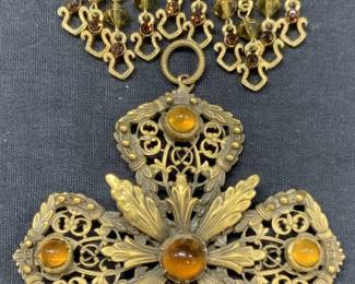 2 JOSEFF OF HOLLYWOOD Gold Tn Pendant, More
