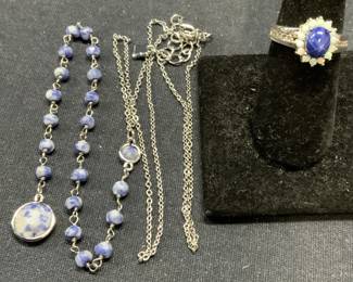 2 BCBGMAXAZRIA Necklace, Sterling Silver Ring
