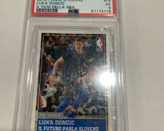 2018 Panini Stickers Luka Doncic Rookie PSA