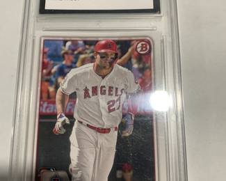 11 . Mike Trout Graded 10 Card