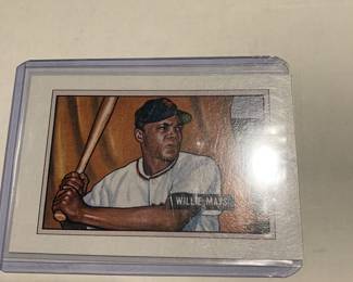 10. Willie Mays Vintage Card baseball