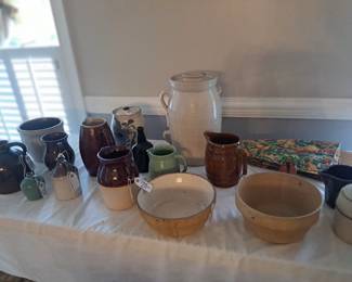 Vintage Crocks and Pottery